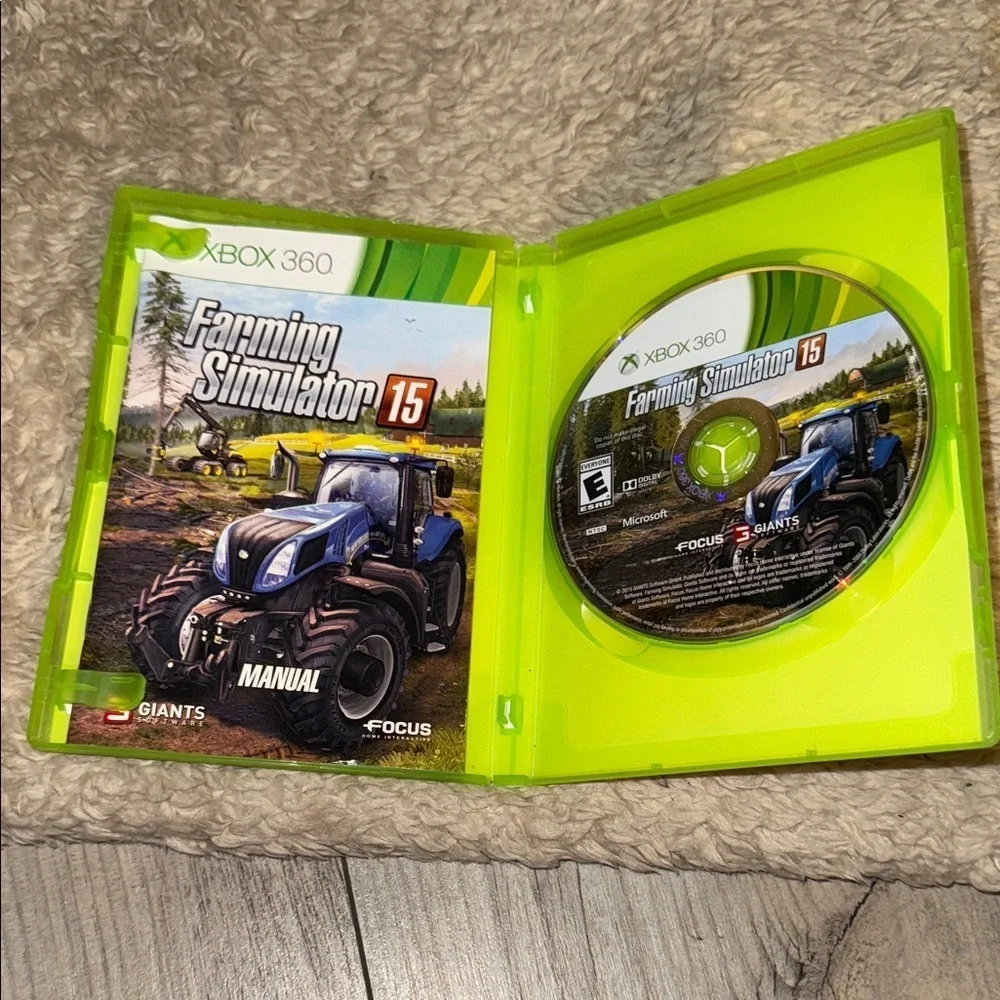 Farming Simulator 15 for Xbox 360 - Green Case